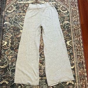 Knit ribbed pants